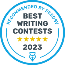 Best writing contests of 2023 as recommended by Reedsy badge.